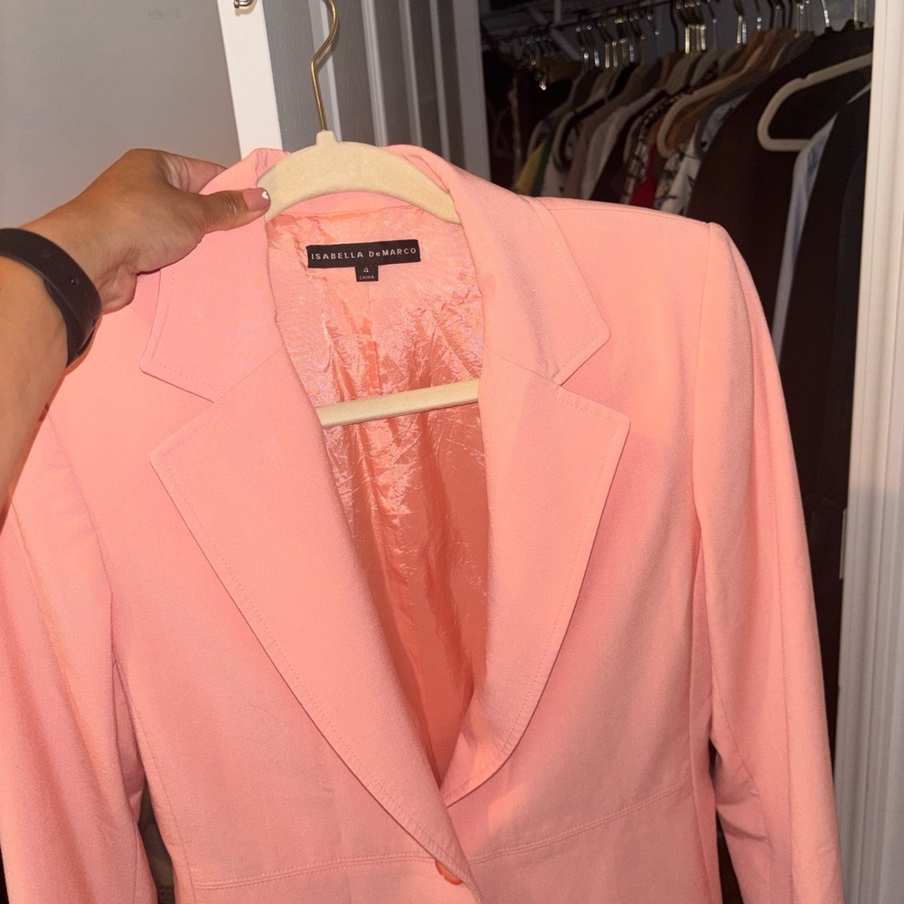 Pink Women's Blazer Jacket